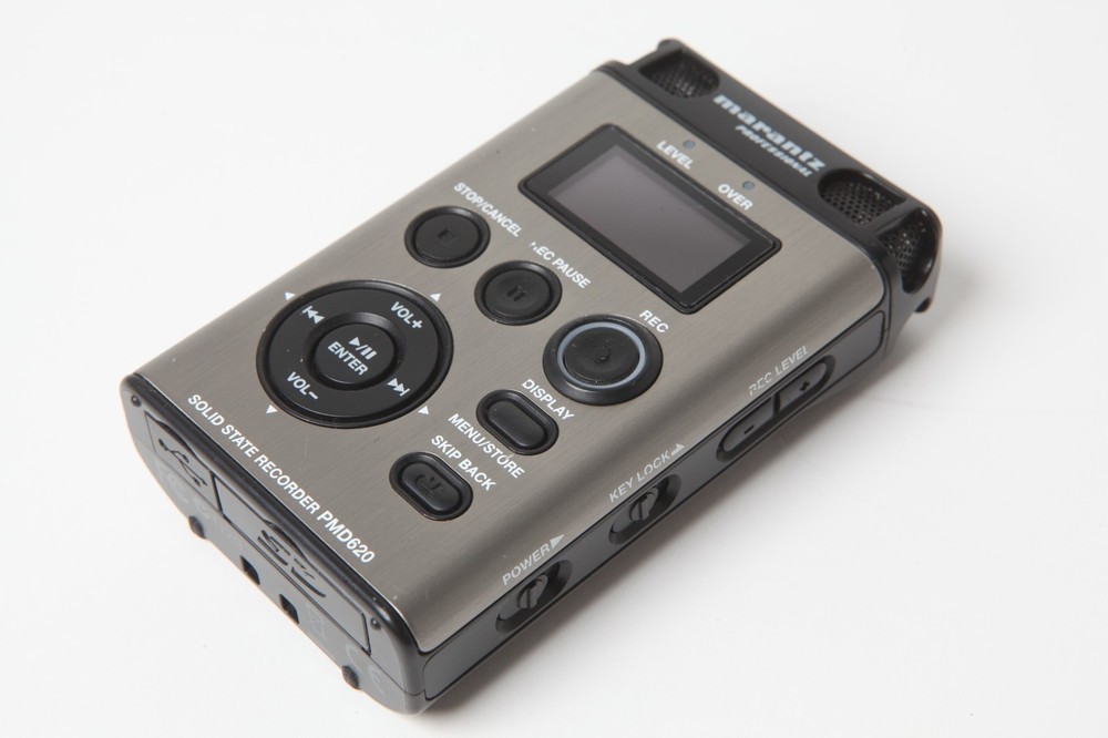 Marantz PMD620 Pro Handheld Solid State Digital Recorder - New Clock Batt, v3.1+