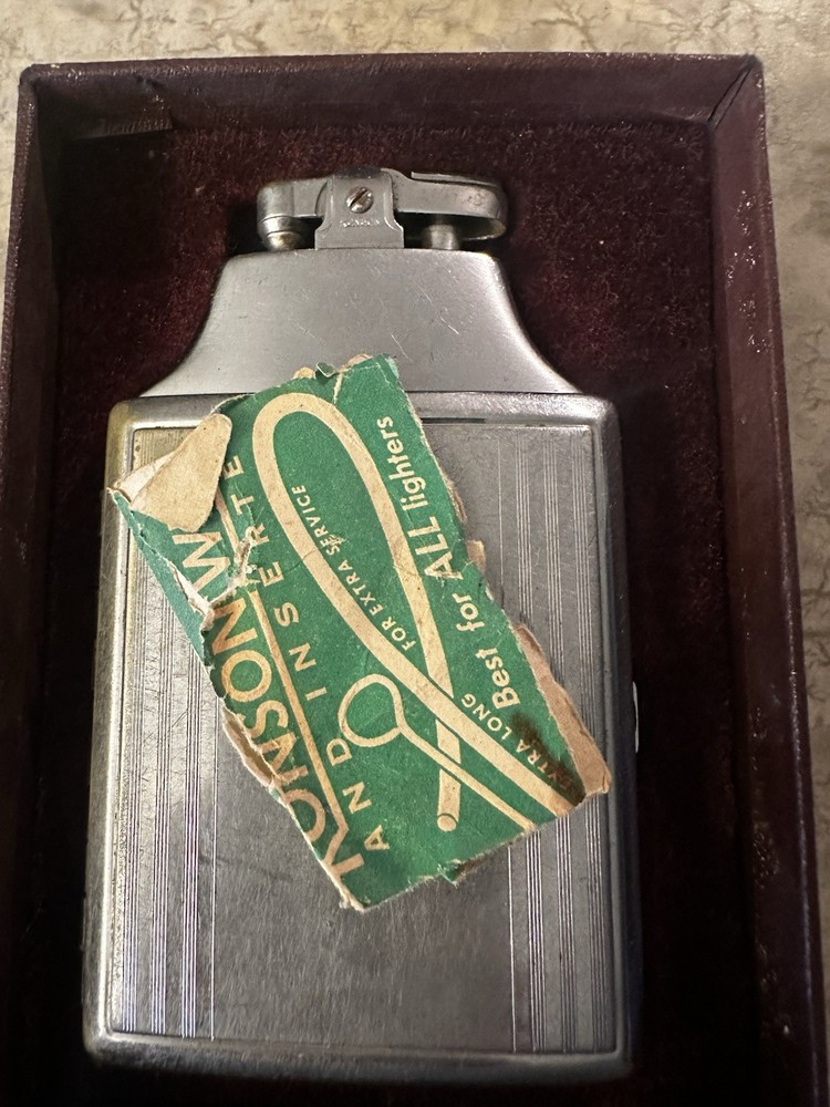 Vintage RONSON cigarette case lighter - Original packaging - Collectable unique