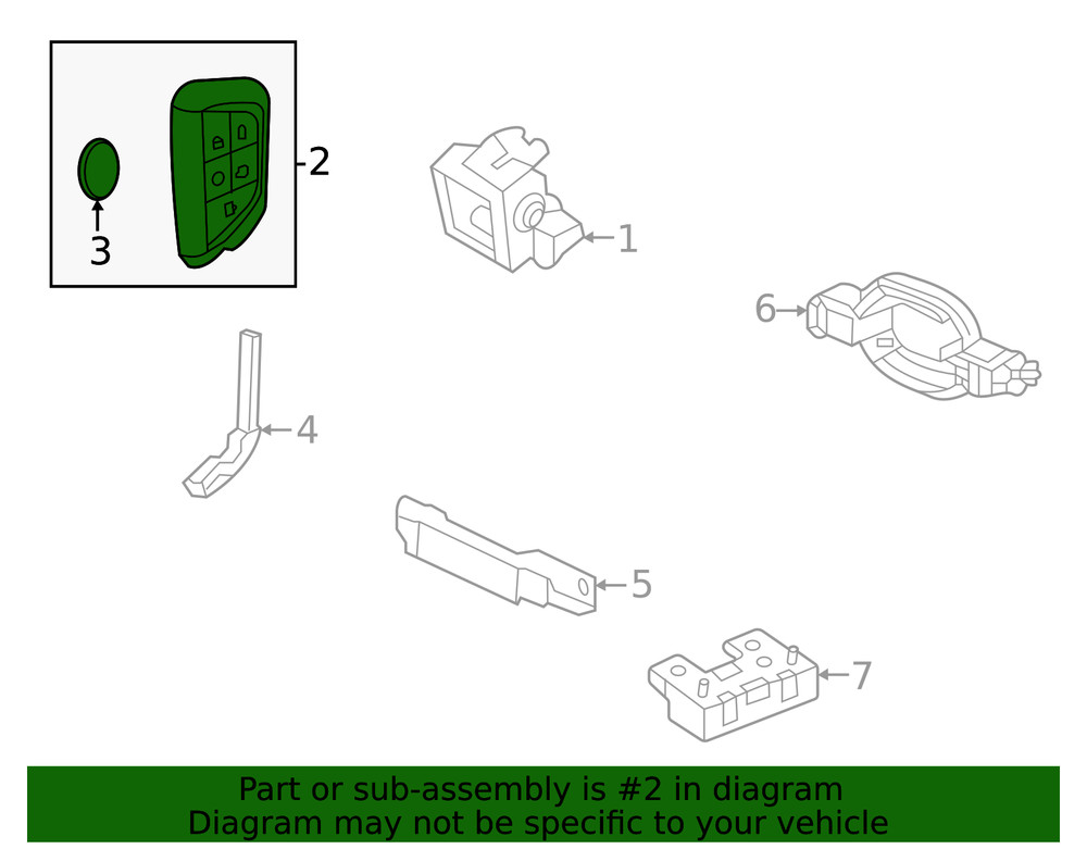 Genuine GM Transmitter 13560906