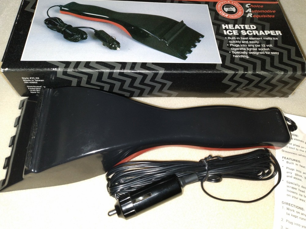 VINTAGE COMPTON & ASHLEY CAR HEATED ICE SCRAPER NIB