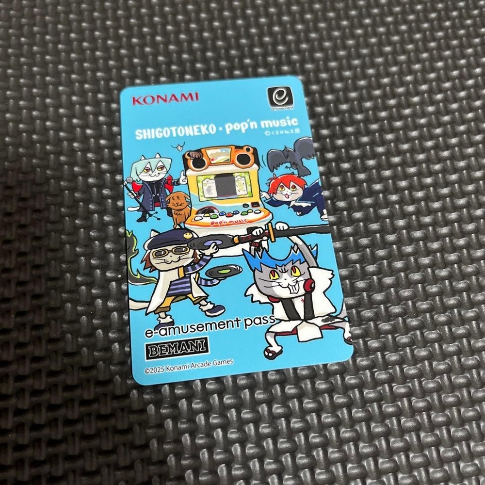 Popn Work Cat E-Amusement Pass