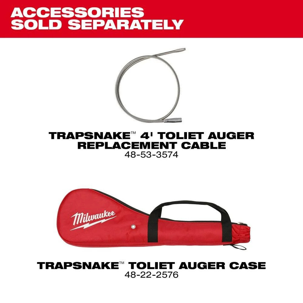 Milwaukee Trapsnake 4' Urinal Auger Bare Tool