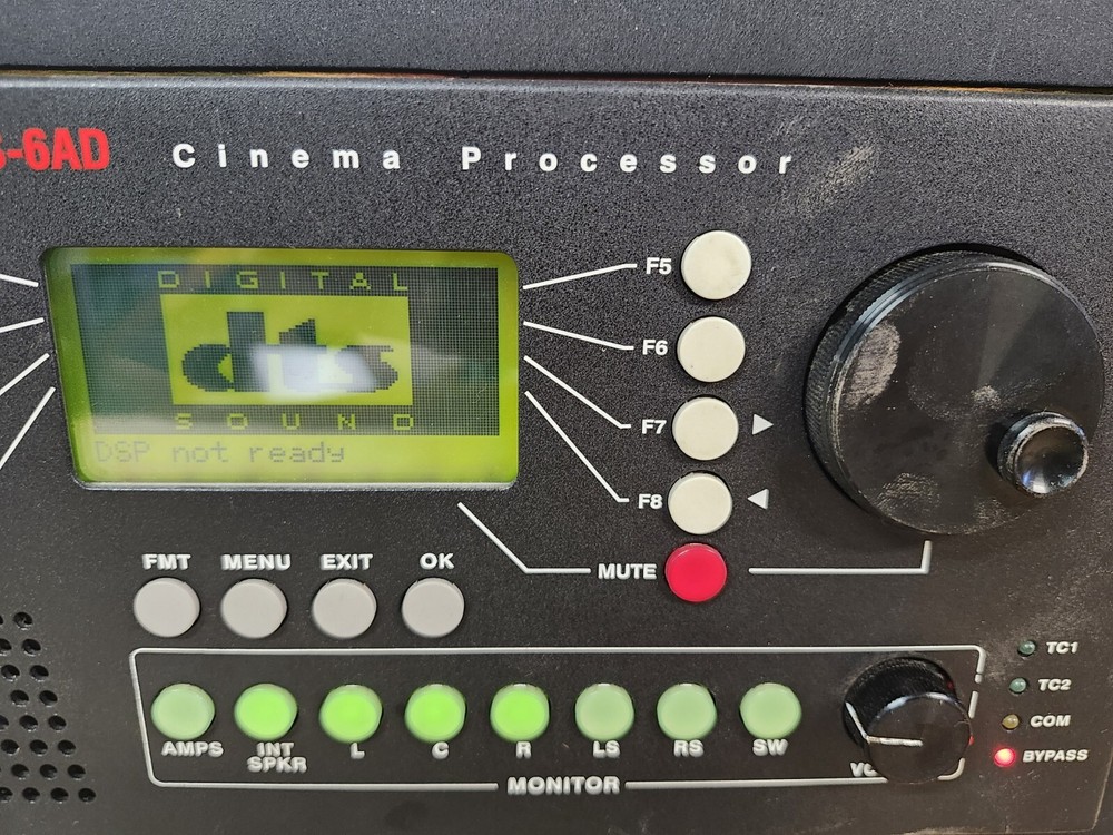DTS Digital Theater Systems DTS-6AD Cinema Processor - Front Module ONLY