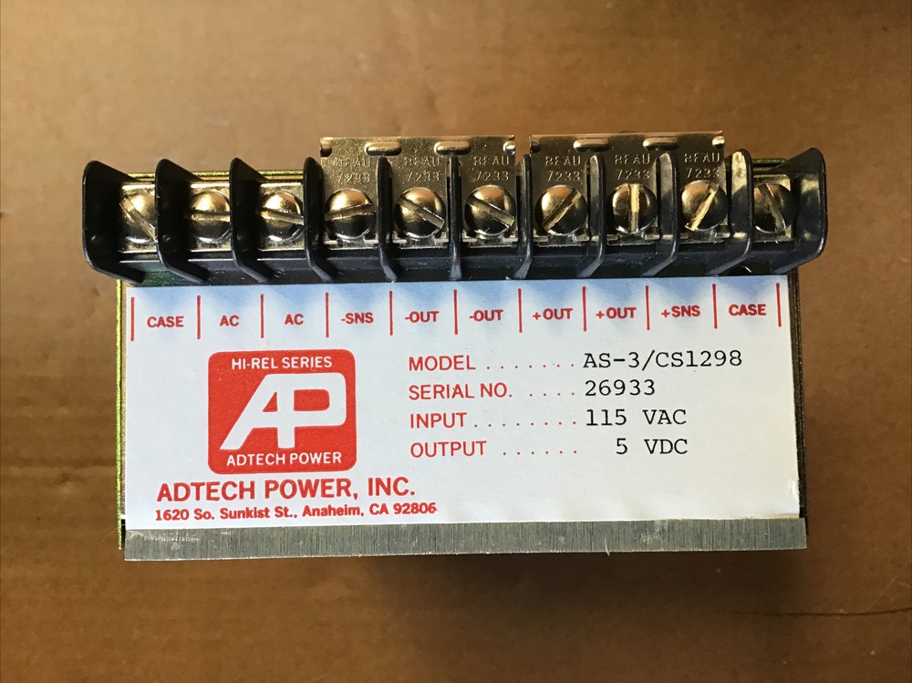 Adtech Power Power Supply AS-3/CS1298