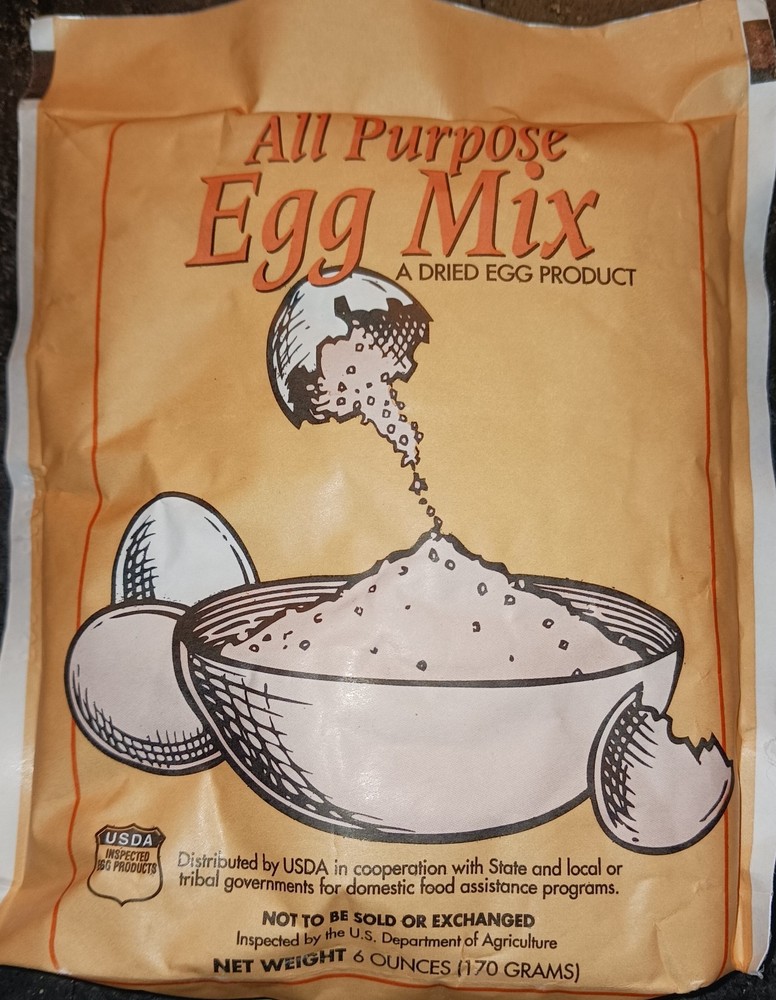 Powdered Eggs Dried Eggs Scrambled Baking  Prepping Camping 6oz. Sonstegard MREs