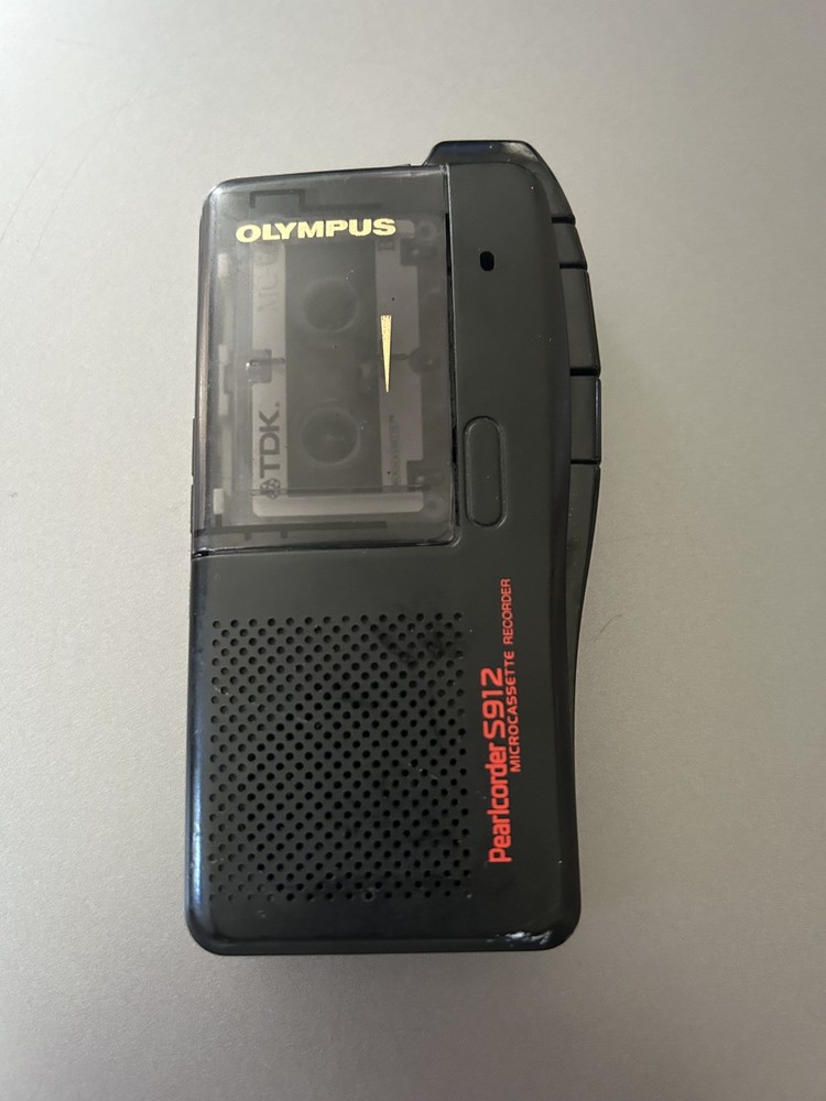 Olympus Pearlcorder S912 Microcassette Recorder, micro, handheld