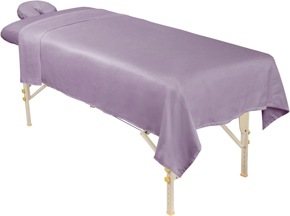Lavender Microfiber 3-Piece Massage Sheet Set - Ultra-Light & Durable