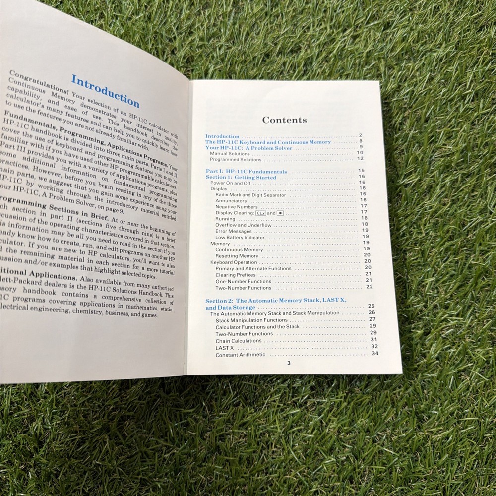 Hewlett Packard HP-11C Owner's Handbook Problem-Solving Guide Manual 05/84