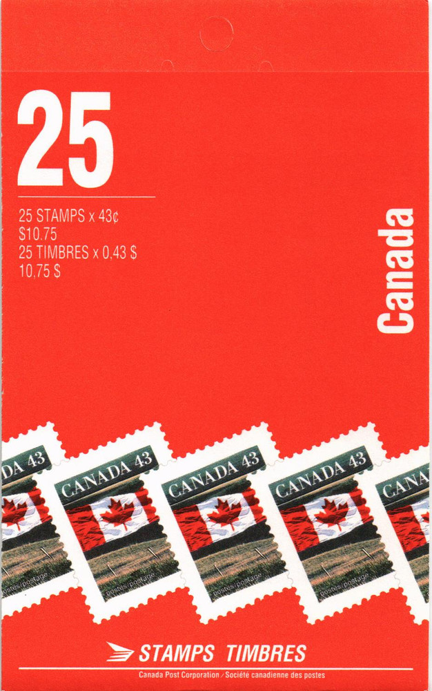 Canada 1992 Yvert C 1298(II) Basic Flags MNH VF
