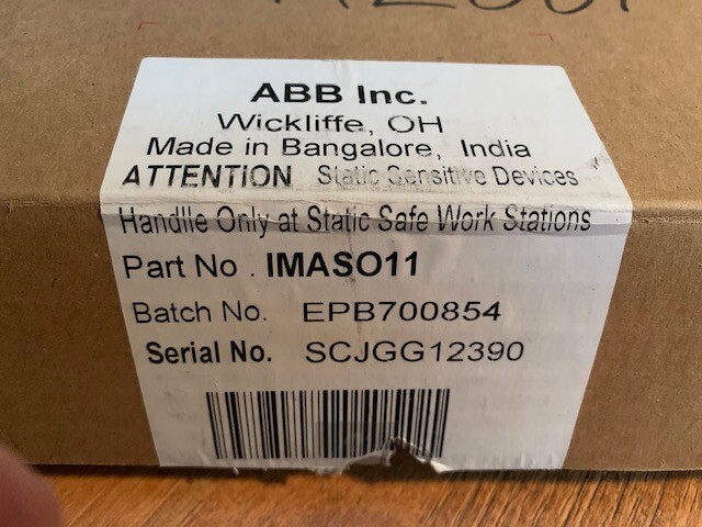 ABB BAILEY IMASO11 OUTPUT MODULE ASO11 SYMPHONY PLUS *NEW*