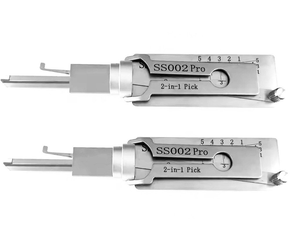 SS002 PRO Stainless Steel Key Decoder Pickup Tool Hand Tool O-ring Hook Pickup