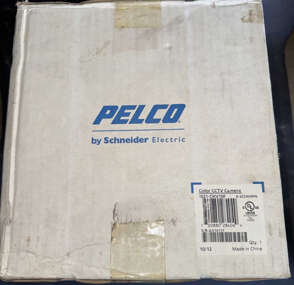 Pelco IS21-CHV10F Color CCTV Camera,2 Integrated Camera System Dome Camera