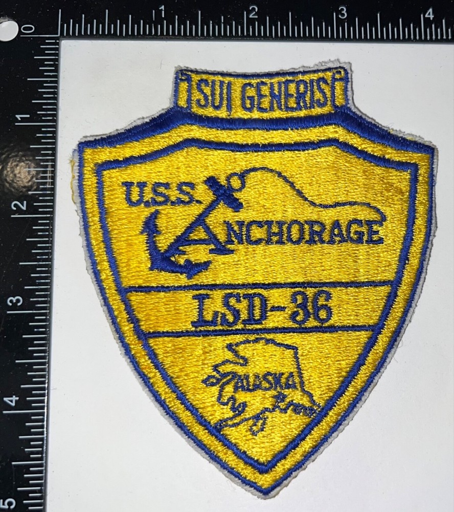 USN US Navy USS Anchorage LSD-36 Patch