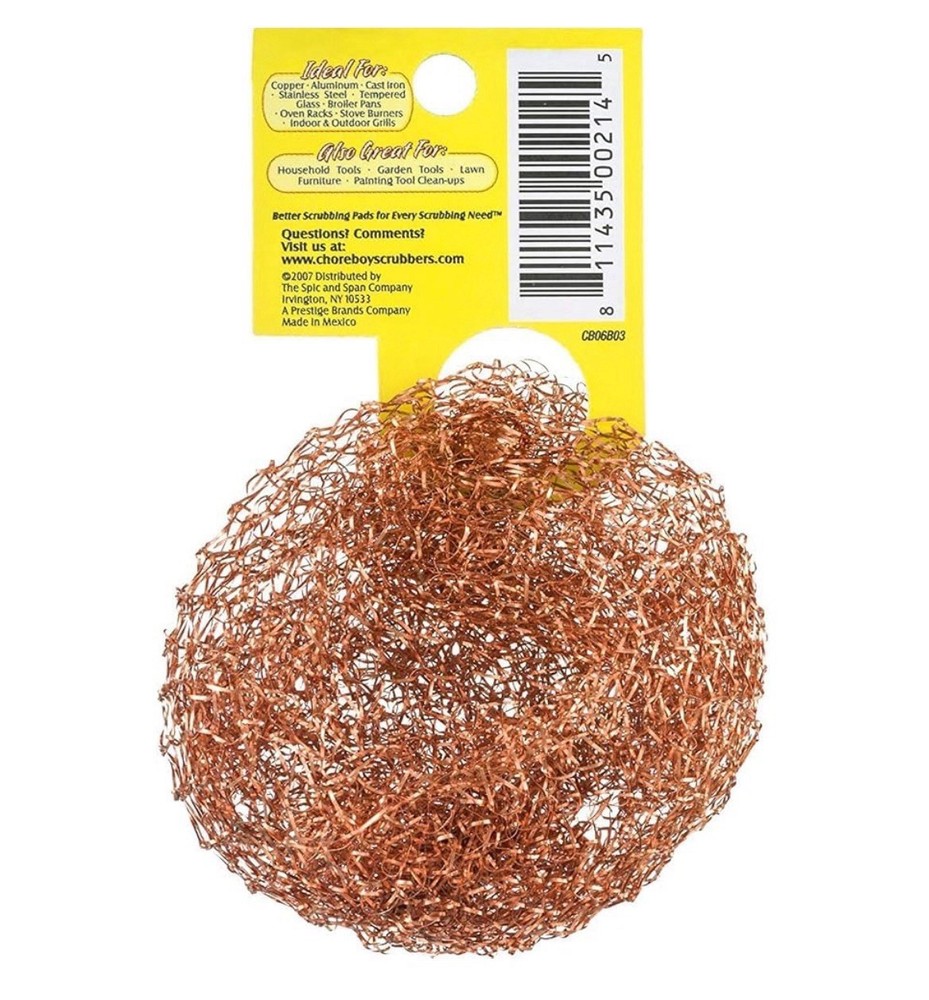 Chore Boy Copper Scrubber 36 Pieces Per Box.