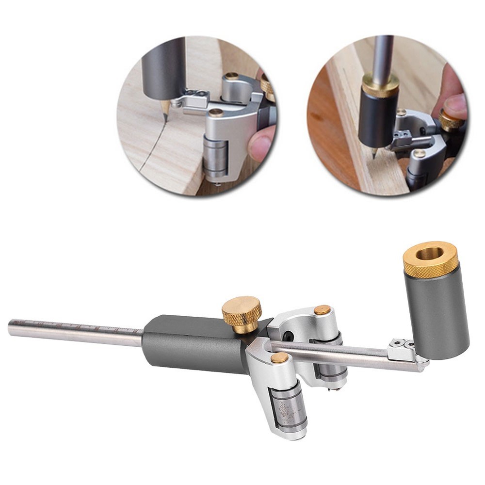 Linear Arc Scriber Tool DualPurpose Woodworking Draw Marking Tool Accessory New