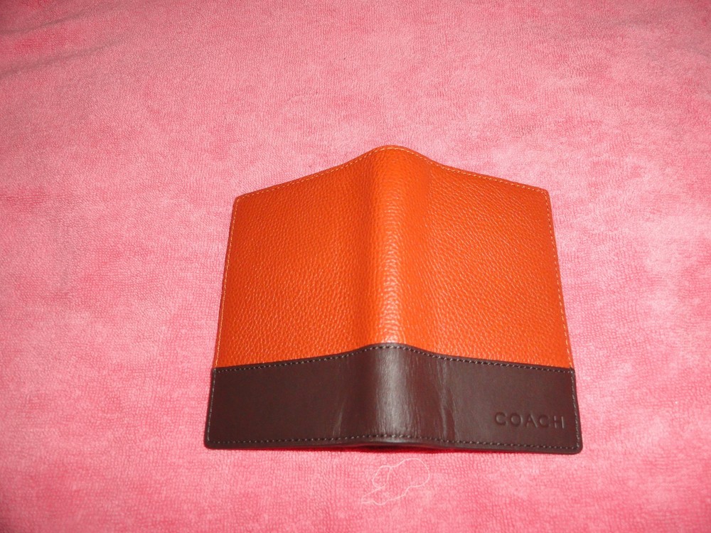 COACH PASSPORT CASE NWOT