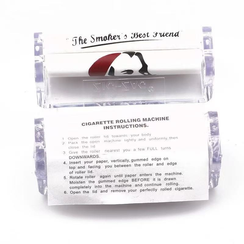 Zig-Zag 70mm Plastic Cigarette Rolling Machine Hand Roller Maker
