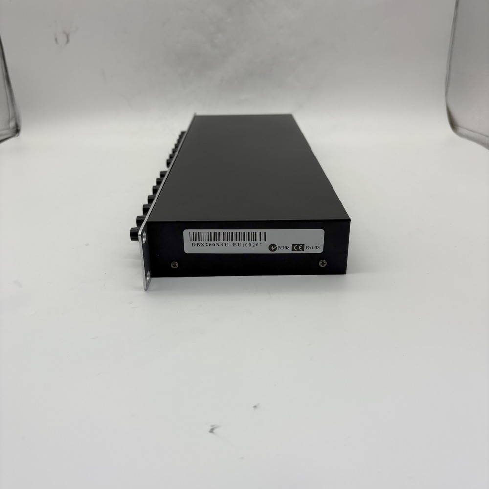 dbx 266xs Dual Channel Compressor Gate Dynamics Processor w/ Side Chain Insert