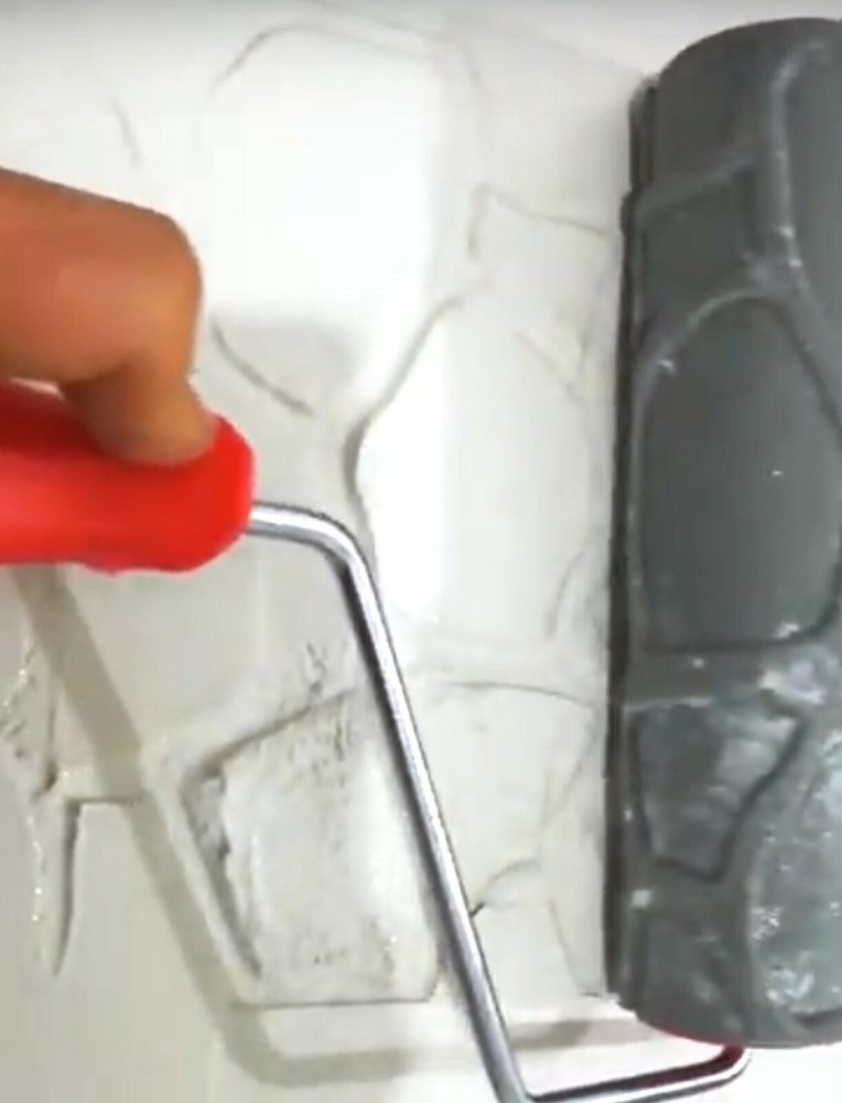 Stamp Roller for Printed Stone Large Stone Brick Texture Roller stamp