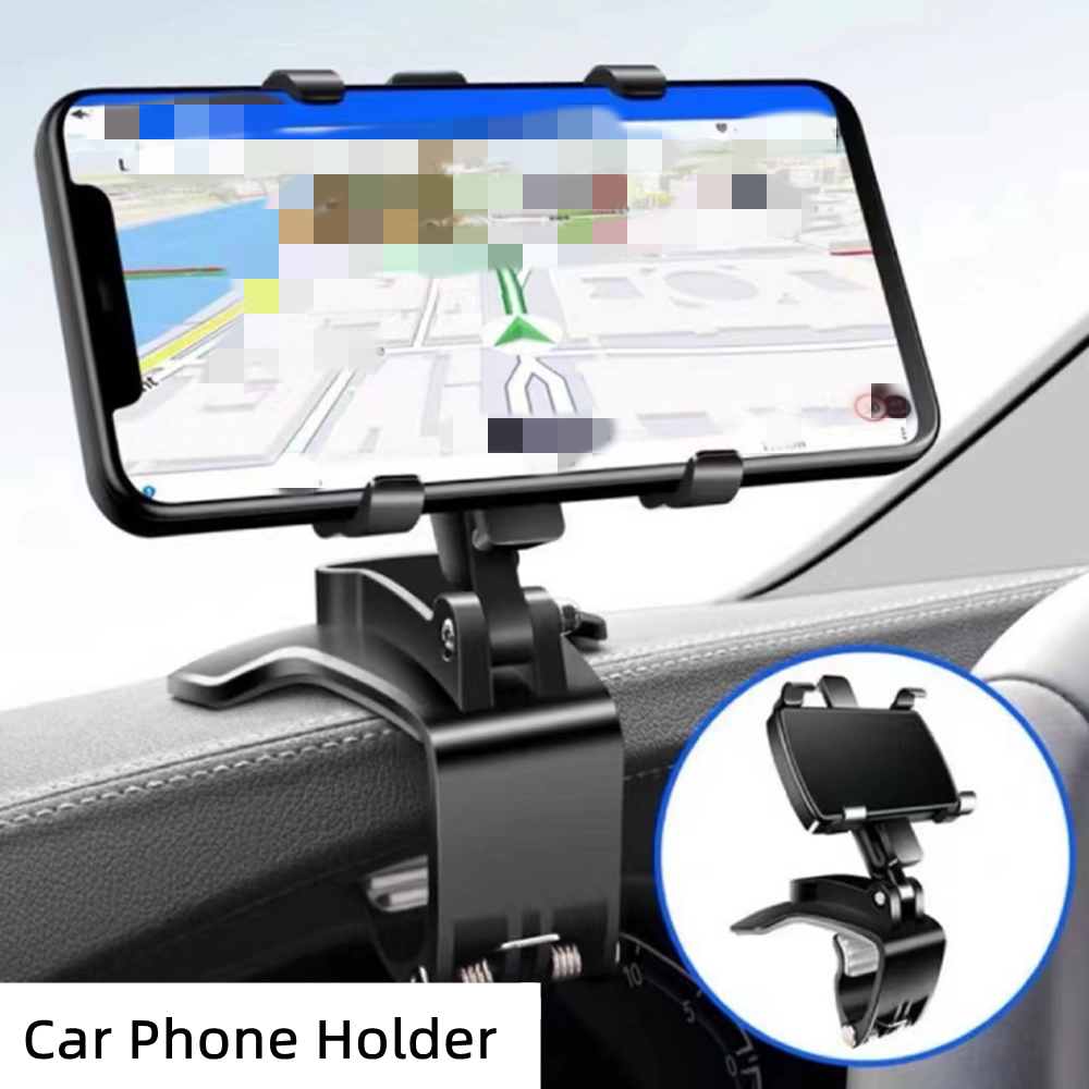 Multifunctional Car Dashboard Mobile Phone Holder 360° Rotatable Phone Holder