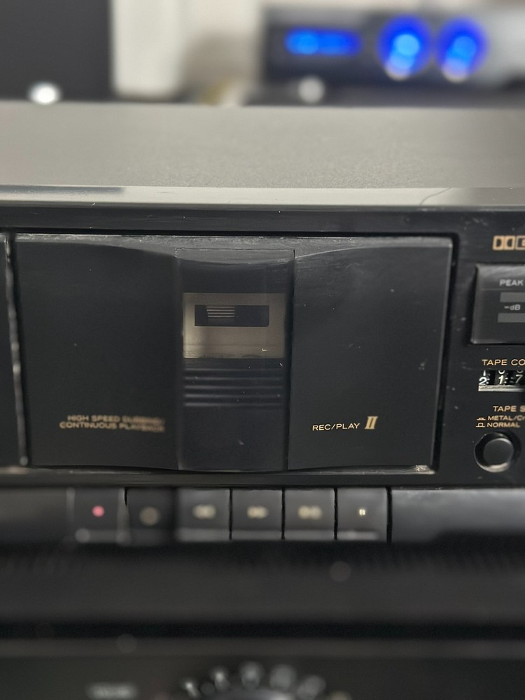 TEAC W 415 Stereo Double Cassette Deck Vintage Audio Working Tested