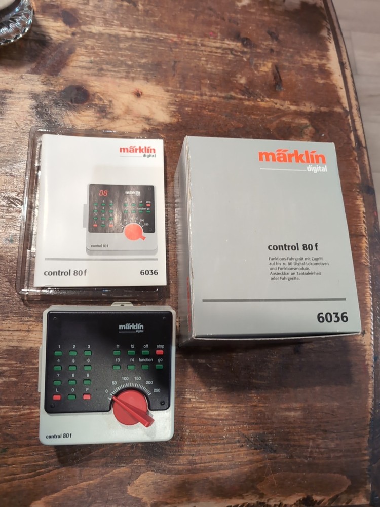 Marklin 6036 Control 80f Locomotive/Functions Controller PreOwned W/Box And Book