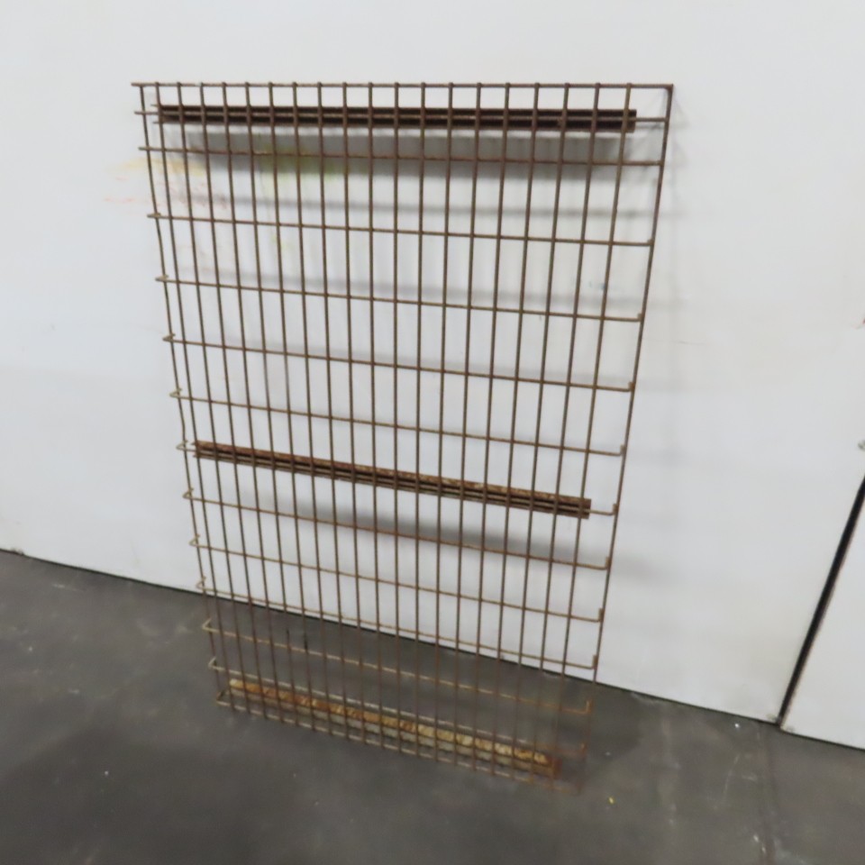 30" x 48" 3 Channel Double Waterfall Pallet Rack Wire Decking USED