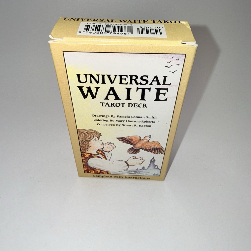 1990 Universal Waite Tarot Deck Complete Printed In Belgium