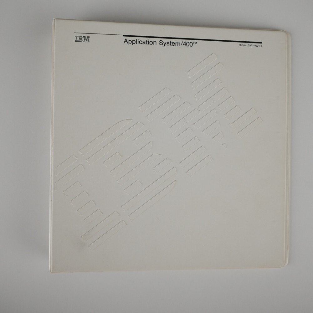 Vintage IBM AS/400 Binder