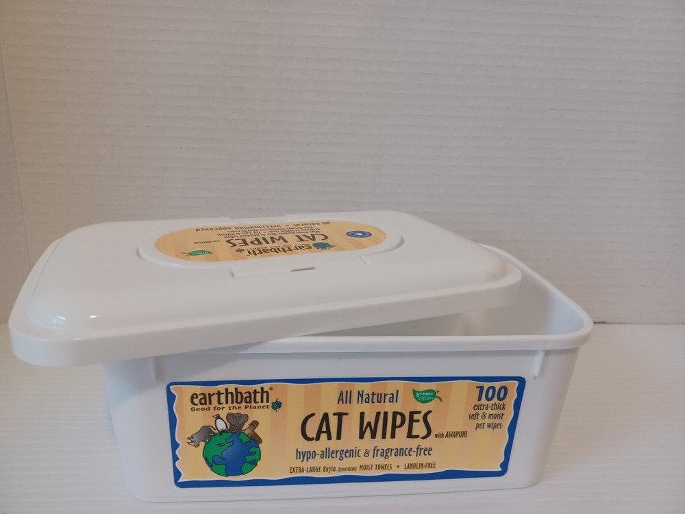 Earthbath Wipe Box White Plastic