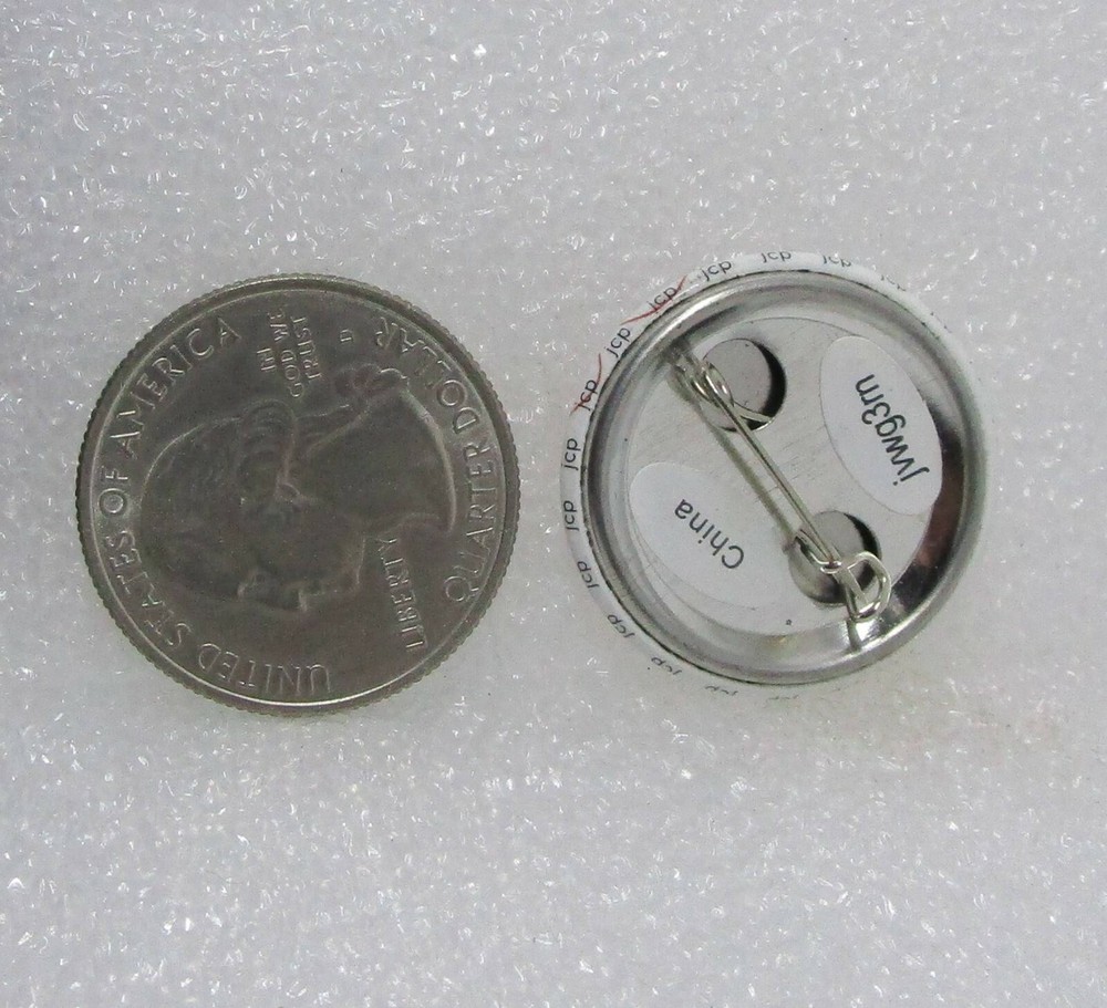 Peace & Joy Button Pin