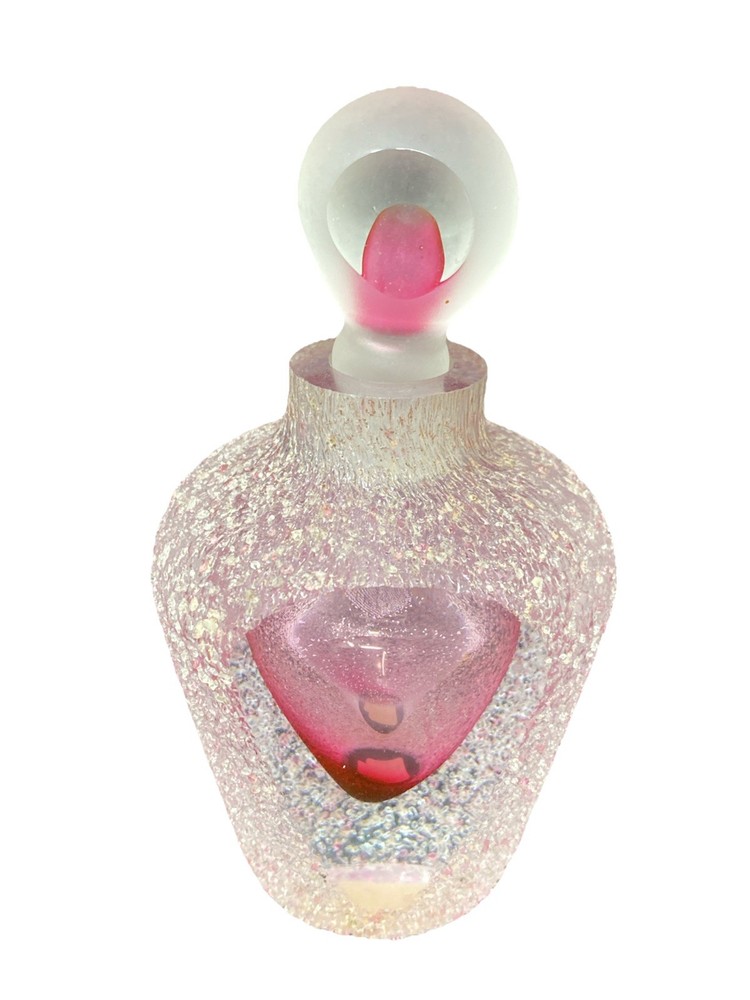 3 Vintage Geode Perfume Bottles - Read