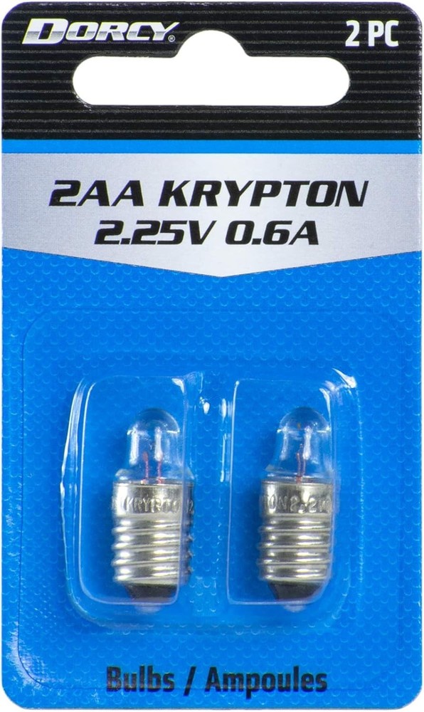 2AA-2.25-Volt, 0.6A Krypton Replacement Bulb, 2-Pack