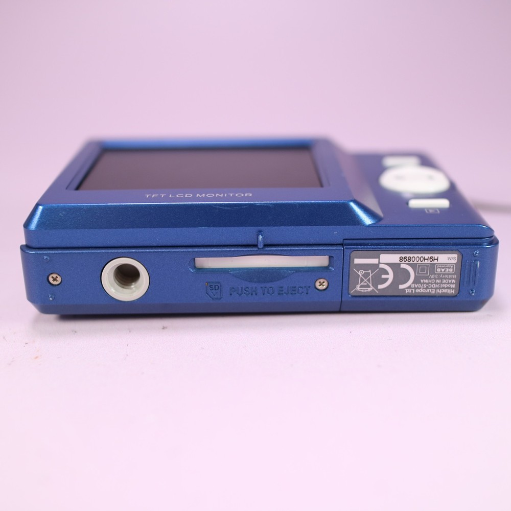 Hitachi Digital Camera HDC-570AB 5.0MP Blue Tested