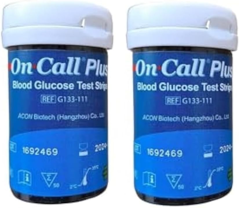 Blood Glucose Test Strips On Call 200 Count New