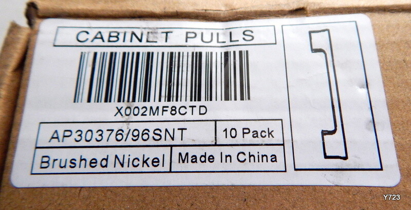 10 Pack Satin Nickel Cabinet Pulls AP 30376/96SNT