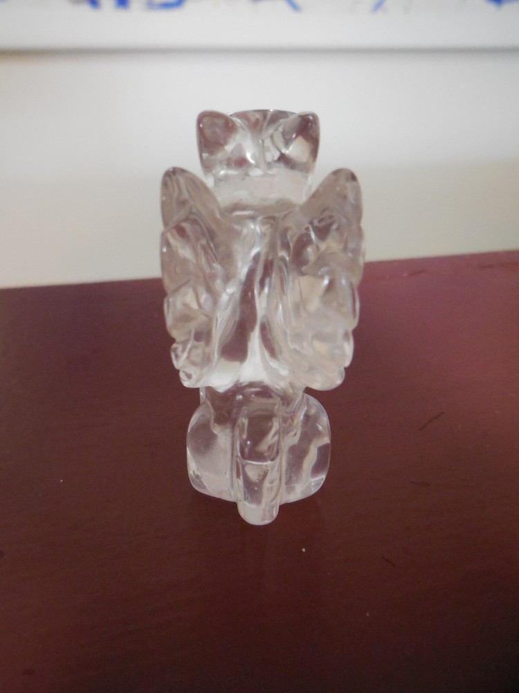 Crystal Carved Griffin Figurine