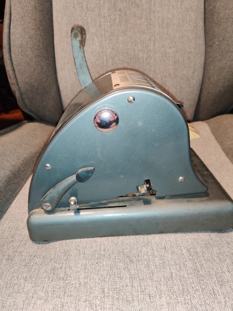 Paymaster Check Machine Series S-600 Vintage