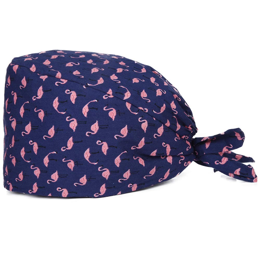 Adjustable Working Cap with Sweatband Bouffant Tie Back Hat Suitable for Men ...
