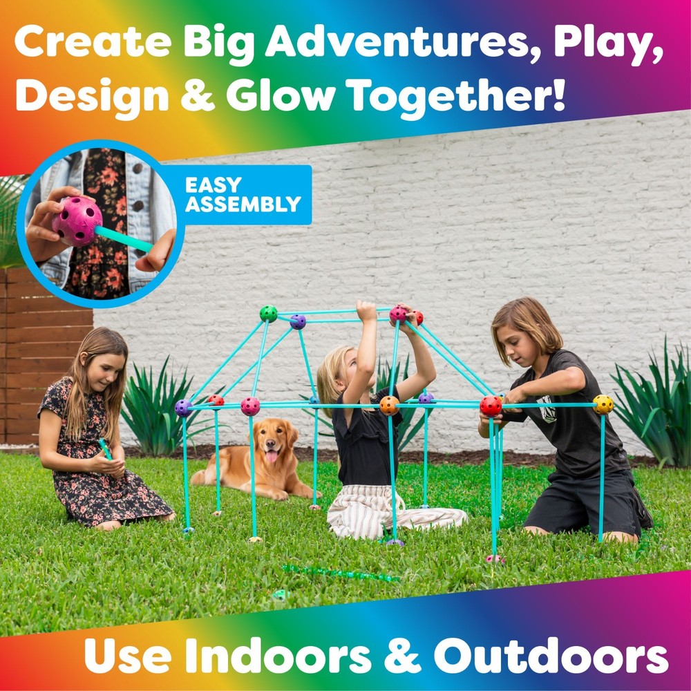 Power Your Fun Rainbow Forts Construction Set