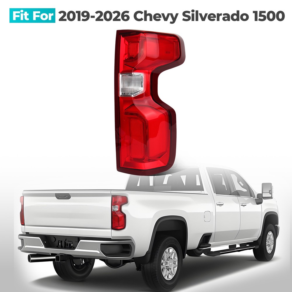 LED Tail Light For 2019-2026 Chevy silverado 1500 w/ Bulb Right Side 84678150