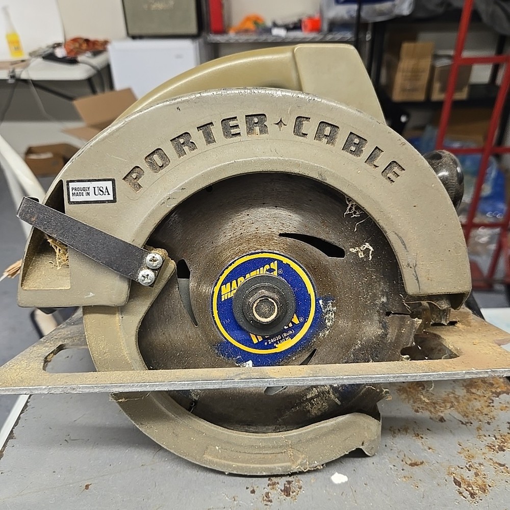 PORTER CABLE 315-1 ELECTRIC CIRCULAR SAW (Read Description)