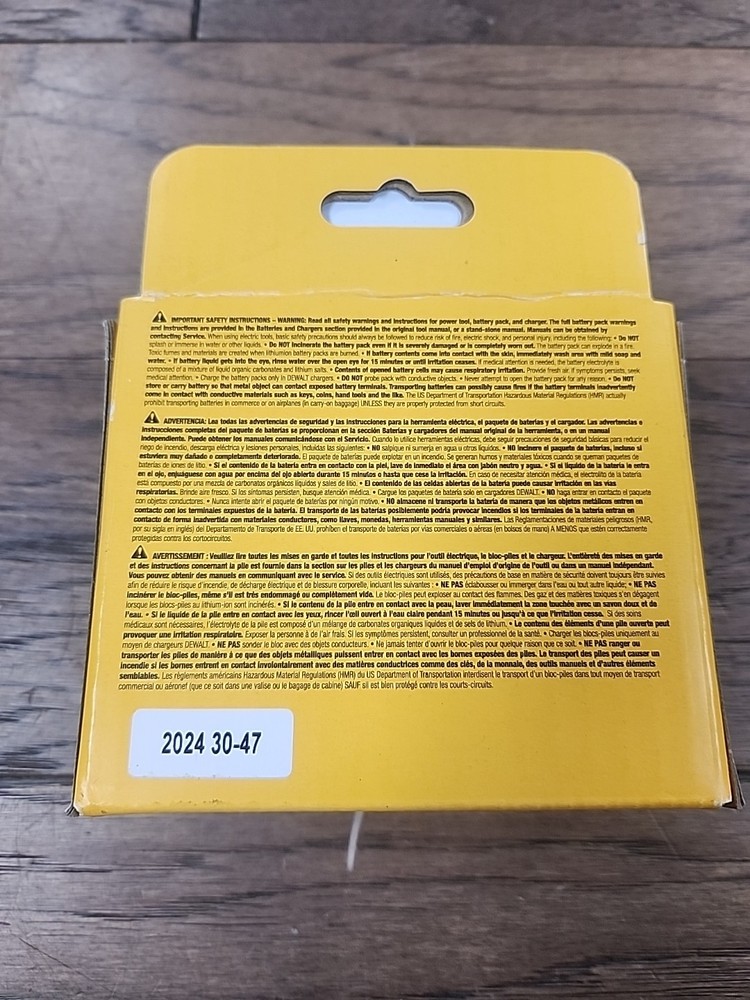 DEWALT DCBP034-2 20V POWERSTACK Compact Li-Ion Battery (Pack of 2)