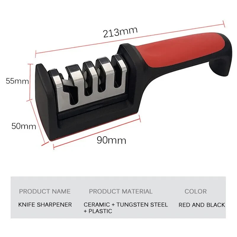 Kitchen Segment Knife Sharpener Household Multi-Functional Hand-Held