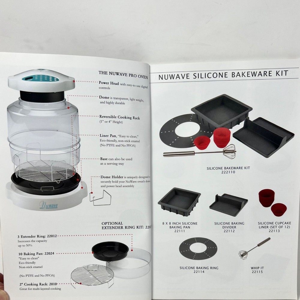 NuWave Model 20358 Digital Pro Infrared Multi Accessories - New Open Box