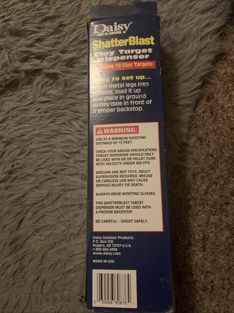 Daisy Shatterblast Six Shooter Target System One Size, Orange
