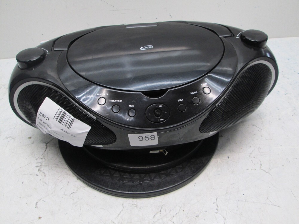 ILIVE IBPD882B Boombox - Tested