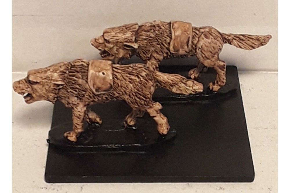 15mm Fantasy Wolves (2 figures)