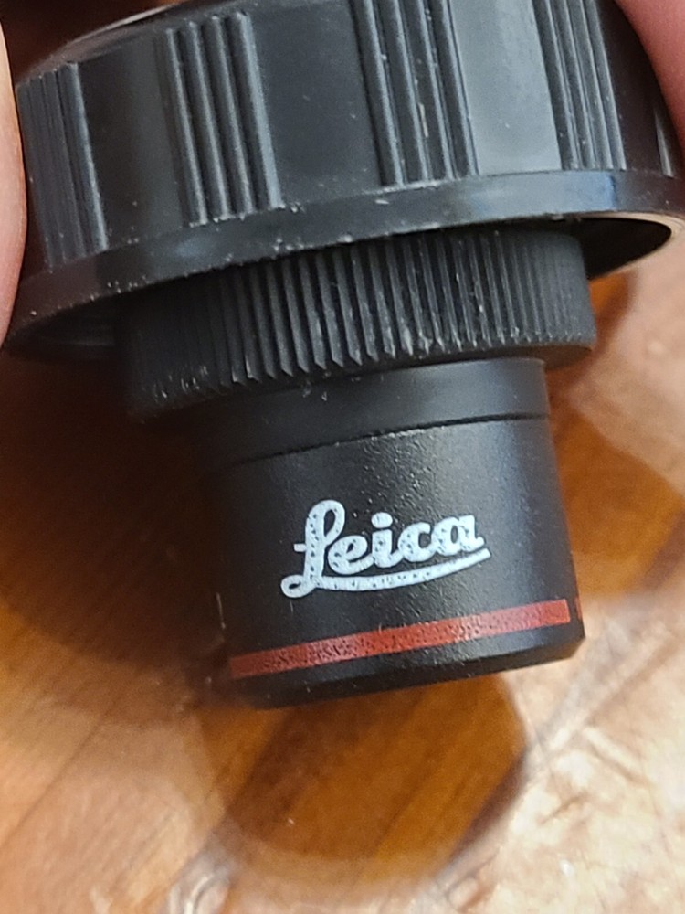 2 differ Leica Objective Microscope Lens Achro 4/.10 160/.17 and generic Plan 4x