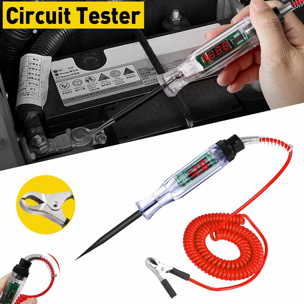Car Auto 6-24V Power Probe Circuit Electrical Digital Tester Test Device System